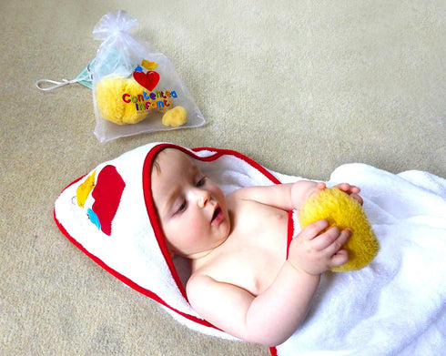 Real Sea Sponges for Babies - 6 Pk Bath Care Set, Gentle, Kind on Skin, for Bathing Washing Body Eyes, Ears Nose, Also for Newborn Toddler Kids; B...