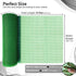 Upgraded Plastic Chicken Wire Fence Mesh - 15.7IN x 10FT- Black/Green/White Colors - Hexagonal Fencing for Gardening - Poultry Netting, Floral Net...