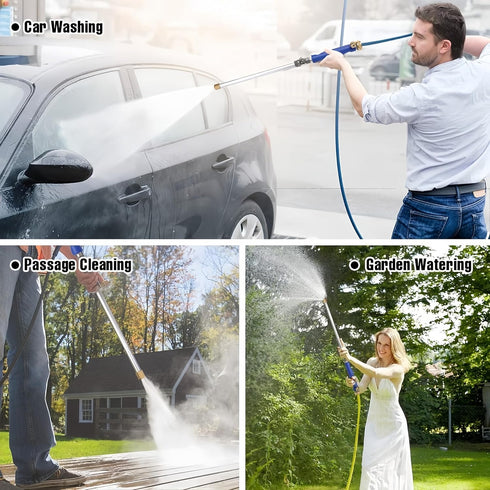 FTWONLIVE Upgraded Jet Nozzle for Garden Hose Power Washer Wand Hydro Jet High Pressure Washer Tools with 2 Different Nozzles and Hose Quick Conne...