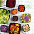 PLASTICPRO Disposable Square Serving Bowls, Party Snack or Salad Bowl, Plastic Black Pack of 4, 8 OUNCE, Black...