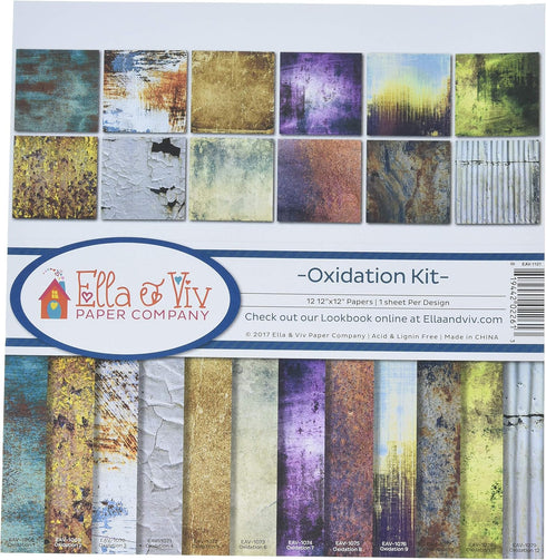 Ella & Viv by Reminisce EAV-1101 Oxidation Scrapbook Colleciton Kit...
