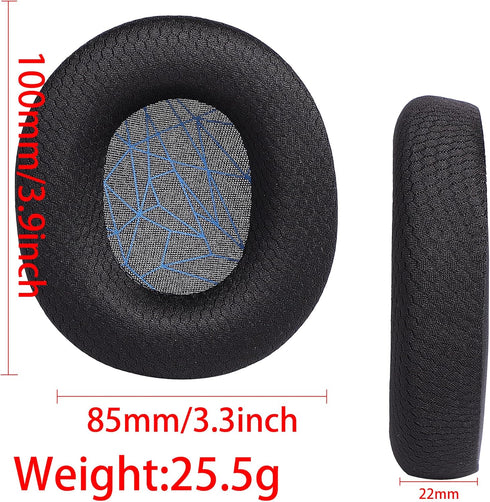 Earpads Ear Cups Cushions Foam Cover Muffs Compatible with SteelSeries Arctis 1 3 5 7 7+ 7p 7X 9 Pro Gaming Wireless Headphone Headsets Fabric Mes...