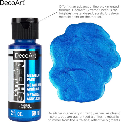 DecoArt 2 Ounce, Pearl Extreme Sheen Acrylic Paint, 2 Fl Oz (Pack of 1)...