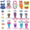 18-inch Baby Doll Clothing Accessories - Including 6 Sequins Mermaid Dresses 5 Fashion Floral Swimsuit Tops and Dresses 2 Classic Mermaid Princess...