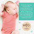 Kate & Milo Baby Monthly Milestone Marker Discs - Classic Cursive Script Wooden Discs with Reversible Photo Props for Baby Announcement and Milest...