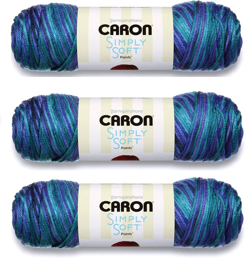 Caron C9700P-6 Simply Soft Paints Yarn - Oceana......