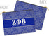 BBGreek Zeta Phi Beta Official Vendor - Makeup Pouch - Accessory Bag - Mandala - Sorority Paraphernalia...