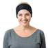 RiptGear Stretch Sport Headband for Women (Solid Black) — Made of Non-Slip Sweat Wicking Fabric — Great for Yoga, Running or The Gym — Soft Headba...