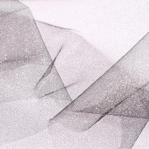 Sparkling Tulle Rolls, 15” by 30 Yards (90FT) Glitter Tulle Spool Ribbon Fabric for Wedding Birthday Bridal Shower Tutu Skirt Party Gift Wrapping(...