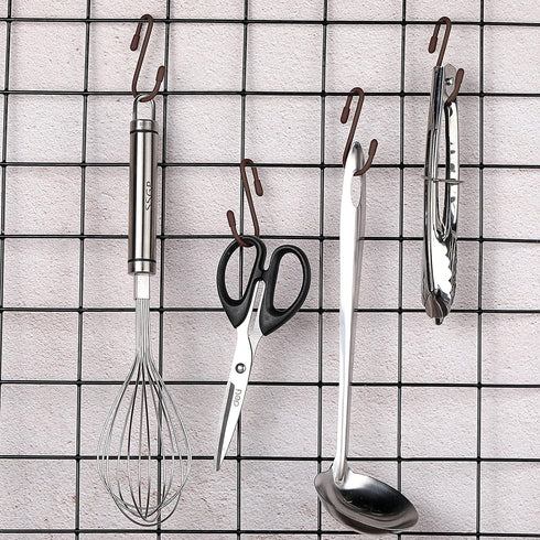 Hotop 36 Pieces S Hooks for Hanging 2.4 Inch Heavy Duty S Shaped Hook Rack Metal Non Slip Hanger for Stocking Kitchen Pot Utensils Closet Wire Bat...