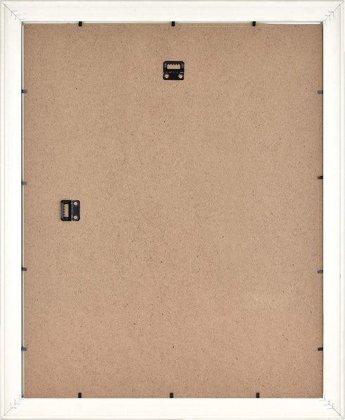 MCS Museum Poster Frame 16x20 White Woodgrain, Vertical & Horizontal Wall Hanging Large Picture Frame for Photos, Posters & Art Prints (1-Pack)...