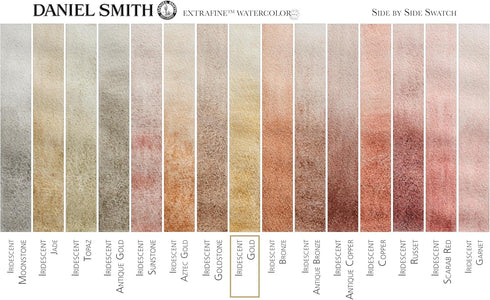 DANIEL SMITH Extra Fine Watercolor Paint, 15ml Tube, Iridescent Gold , , 284640017, 0.5 Fl Oz (Pack of 1)...