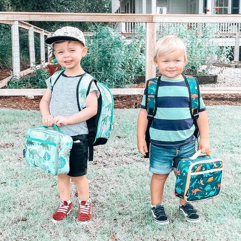 Wildkin Kids Insulated Lunch Box – Durable and Reusable for School & Travel - Dinomite Dinosaur...