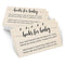 321Done Books for Baby Cards (Set of 50) 3.5 x 2 Baby Shower Insert for Invitations, Business Card Size, Book Instead of Card Request Gift, Small ...