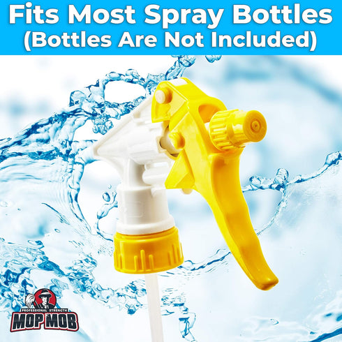 Leak-Free, Chemical Resistant Spray Head 5 Pk Industrial Spray Heads Only (No Bottles) for Auto/Car Detailing, Window Cleaning and Janitorial Supp...