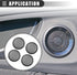 Motoforti Car Audio Speaker Cover, Mesh Subwoofer Grill Horn Guard Protector, 6 Inch, Plastic, Black, 4pcs......
