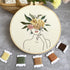 Harimau 3 in Beginner Embroidery Kit,Floral Plant Pattern,Cross Stitch Kits , Including Stamped Embroidery Cloth with 3 Embroidery Hoops, Color Th...