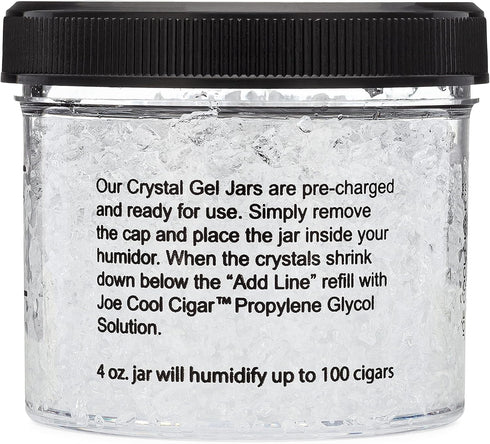 Crystal Gel Humidifier for Cigar Humidors - 4oz Jar...