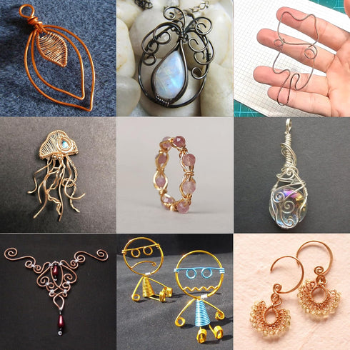 Copper Wire for Jewelry Making, Jewelry Wire - Beading Wire for Jewelry Making Supplies and Crafting...