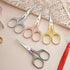 embroidery scissors, ultra sharp blades, craft sewing scissors, stainless steel multi-purpose beauty scissors, suitable for office, home, and kitc...