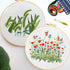 Maydear 4 Packs Embroidery Starter Kit with Pattern, Stamped Cross Stitch Kits for Beginners Adults with Embroidery Hoop and Instructions, Hand Em...