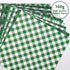 Whaline 24 Sheets St. Patrick's Day Green Plaid Pattern Paper Scrapbook Specialty Paper Double Sided Decorative Craft Paper For DIY Card Making Ph...