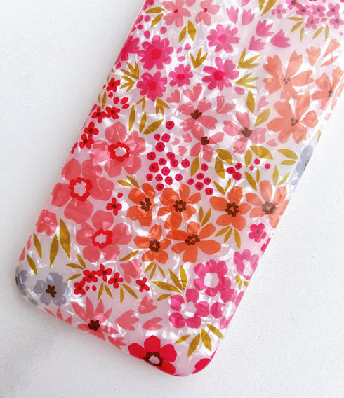 Qokey Compatible for iPhone 11 Case,Cute Flower Case for Girls Women Shell Pattern Sparkle Crystal Translucent Soft Fit TPU Phone Cover for iPhone...