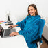 PAVILIA Blanket with Sleeves for Adult Women Men, Soft Warm Wearable Blanket Fleece Wrap Throw, Robe Blanket Gift...