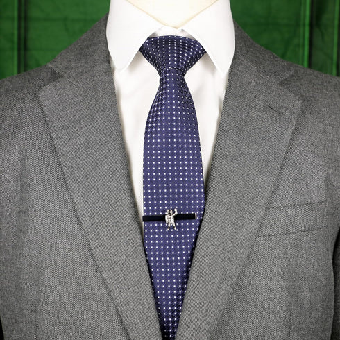 Antique Silver Tone Astronaut Tie Clip Space Pilot Tie Clip With Box...