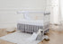 TL Care Fitted Crib Sheet 28" x 52", Soft Breathable Neutral 100% Cotton Jersey Sheet, Stars and Moons, for Boys and Girls, Fits Crib and Toddler ...