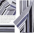 AHANDMAKER Chair Replacement Fabric, Canvas, Black and Gray Stripes, Casual, Durable for Beach, Garden, 44x17inch...