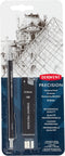 Derwent Mechanical Pencils 0.5, Metal Barrel, Precision, HB (2302428)...