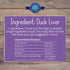 Freeze Dried Dog Treats, Duck Liver, All Natural Freeze-Dried Dog Treat & Dog Snacks, Made in USA, High in Protein, Essential Nutrition of Raw Dog...