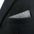 S&W SHLAX&WING Grey Blue Dots Silk Business Matching Pocket Square 12.6 inches Large...