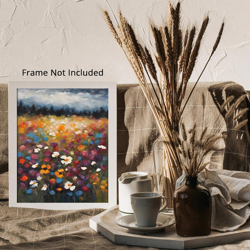 Posterizer 1 pcs-floral- plants design for nature lovers-oil painting style 12-Floral & Botanical Art-Landscape & Nature Art-Decor for Home & Offi...