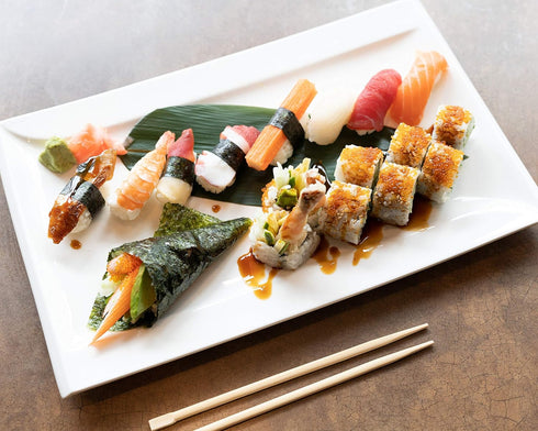 KIMNORI Sushi Nori Seaweed Sheets – 100 Half Cut Size Yaki Roasted Rolls Wraps, Resealable Bag, 100% Natural Laver, Fresh Premium Restaurant Quali...