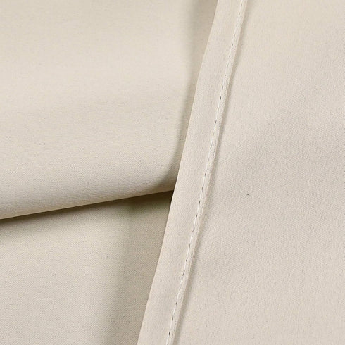 DECOVSUN Light Beige Grommet Valance for Kitchen Blackout Curtain Cream Ivory Valance for Living Room Short Straight Drape for Bedroom Kids Room 7...