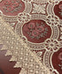 Simhomsen Beige Embroidered Lace Table Runners Dresser Scarves 16 × 48 Inch...