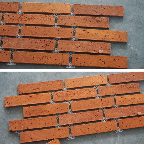 10mm 3/8 inch 100pcs Bricklaying Spacer Brick Wall Spacer Stone Wall Spacer Deck Board Paver Tile Leveling System Clips Traditional Brick Spacer B...
