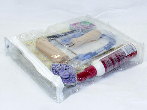 Heavy Duty Vinyl Zippered See-Through Storage Bags (Clear) for Jewelry, Shirts, Cosmetics, Arts & Crafts Supplies and Much More! (9" x 11" x 2") 0...