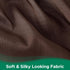 Biscaynebay Wrap Around Bed Skirts for Queen Beds 15" Drop, Brown Adjustable Elastic Dust Ruffles Easy Fit Wrinkle & Fade Resistant Silky Luxuriou...