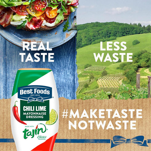 Best Foods Mayonnaise Dressing Chili Lime for Grilled Corn, Tacos, Grain Bowls & More, with Tajín Clásico Seasoning, Real Ingredients & No Artific...
