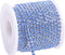 KAOYOO 10 Yards 4MM Crystal Rhinestone Close Chain Trim for Sewing Crafts,DIY Decoration,Jewelry,Wedding...