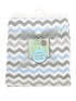 American Baby Company 100% Natural Cotton Sweater Knit Swaddle Blanket, Blue, Soft Breathable, for Boys and Girls...