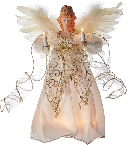 Kurt Adler UL2146 Illuminated Angel Treetop...