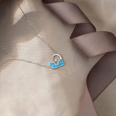 EVER FAITH 925 Sterling Silver Choker Necklace Dainty Tiny Opal Round/Heart Pendant Necklace Jewelry Gift for Women...