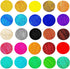 TECHAROOZ Mica Powder for Epoxy Resin, 25 Colors Lip Gloss Pigment Powder, Colorant for Soap Making, Slime, Candle Dye, Nails, Bath Bombs, Aroma B...