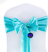 MDS Pack of 25 PCS Satin Chair Sashes Charmeuse Sateen Dining Chair Bows Ribbon Ties Back Sash for Wedding Party Birthday Home Hotel Restaurant Ba...