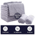 16 Pack Baby Washcloths - Luxury Coral Fleece - Extra Absorbent and Soft Wash Clothes for Newborn, Infants and Toddlers - Suitable for Sensitive S...
