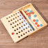 Wooden 4 in a Row Game - Classic Strategy Game for Adults Children-Connecting 4 Same Color Connection Rows- Travel Game Family Checkerboard Game T...